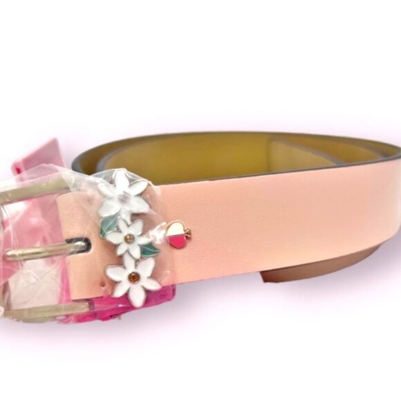 Kate Spade 32MM Daisy Loop Belt- Pink Shadow main image 5